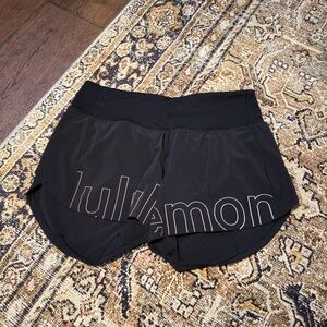 lululemon athletica speed up Black Athletic Shorts